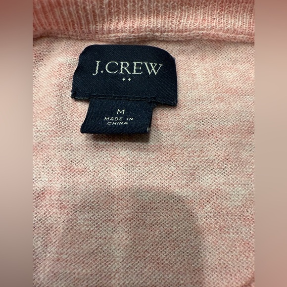 J Crew Men’s Crew Neck Sweater Tee- Light Pink- Size M - Picture 4 of 4